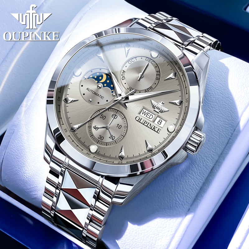 瑞士欧品客男士全自动机械手表