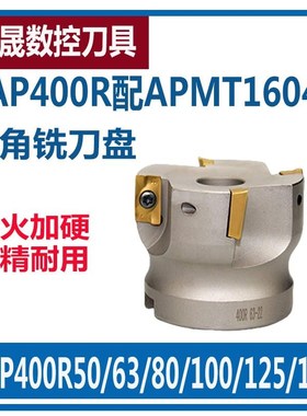 铣刀盘 BAP400Ri-50/63/80/100/125/160-22/27/32/40-4T/6T/7T/8T