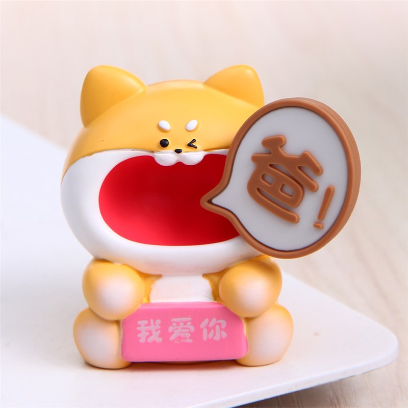 小动物喊爸妈e桌面小摆件父亲节送爸爸礼物送妈妈生日实用创意礼