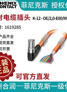 菲尼克斯 塑封电缆插头 - K-12 - OE/2,0-E00/M23 FK 1619285