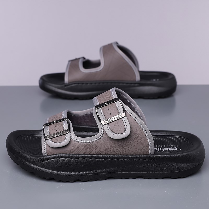 夏季大码凉鞋男45加宽加肥休闲沙滩鞋4F6加大号青年凉拖鞋47男鞋4