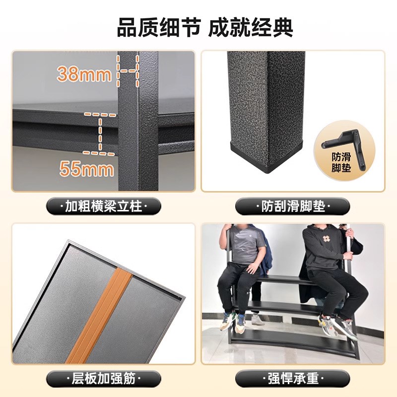 仓储货架c洞洞板五金工具架仓库货架多层加厚置物架商用落地货物