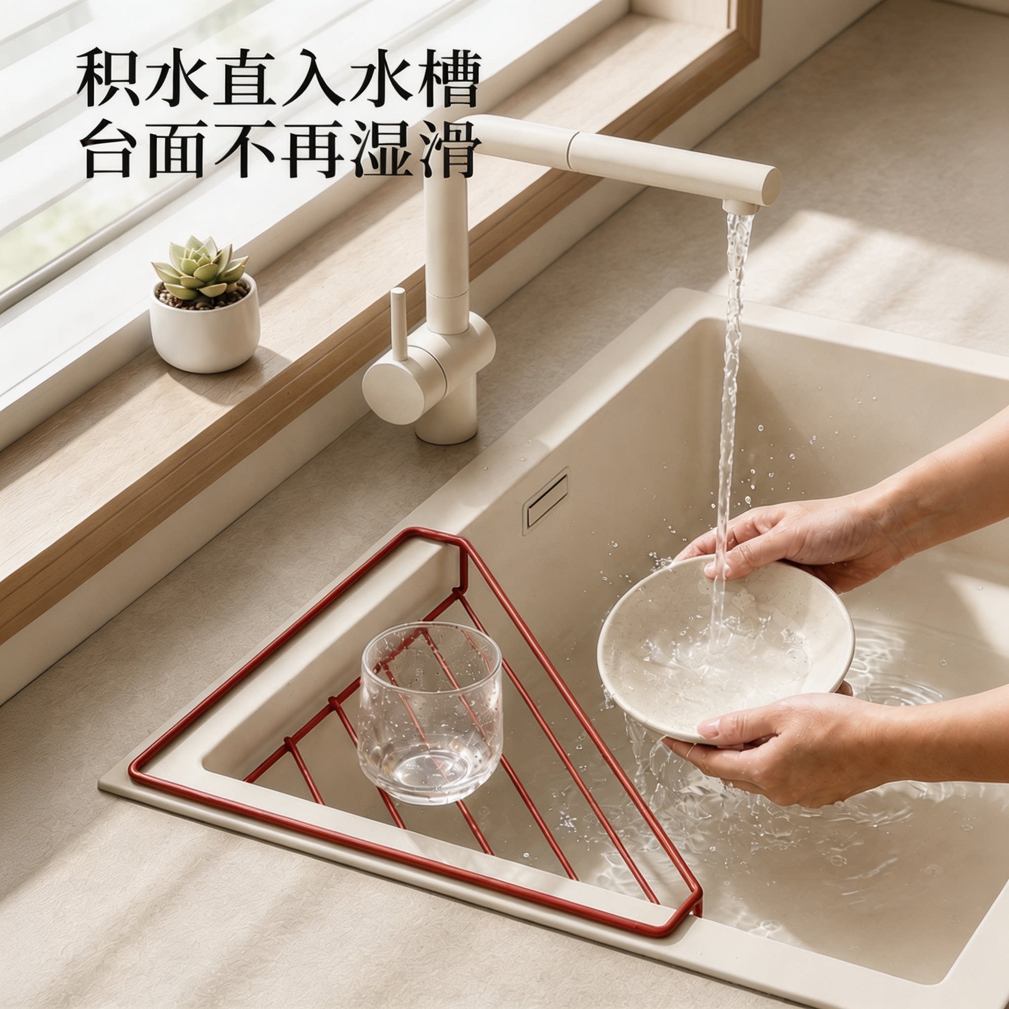 水槽三角转角沥水收纳架
