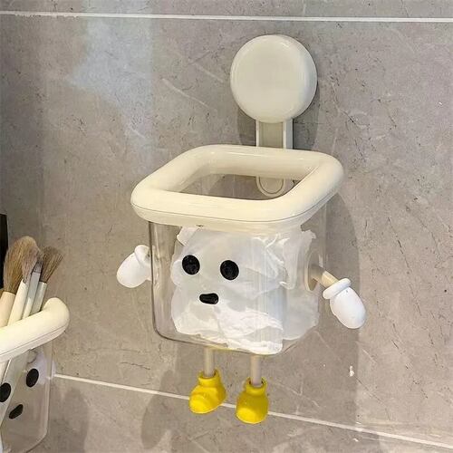 吸盘壁挂废弃洗脸巾收纳盒