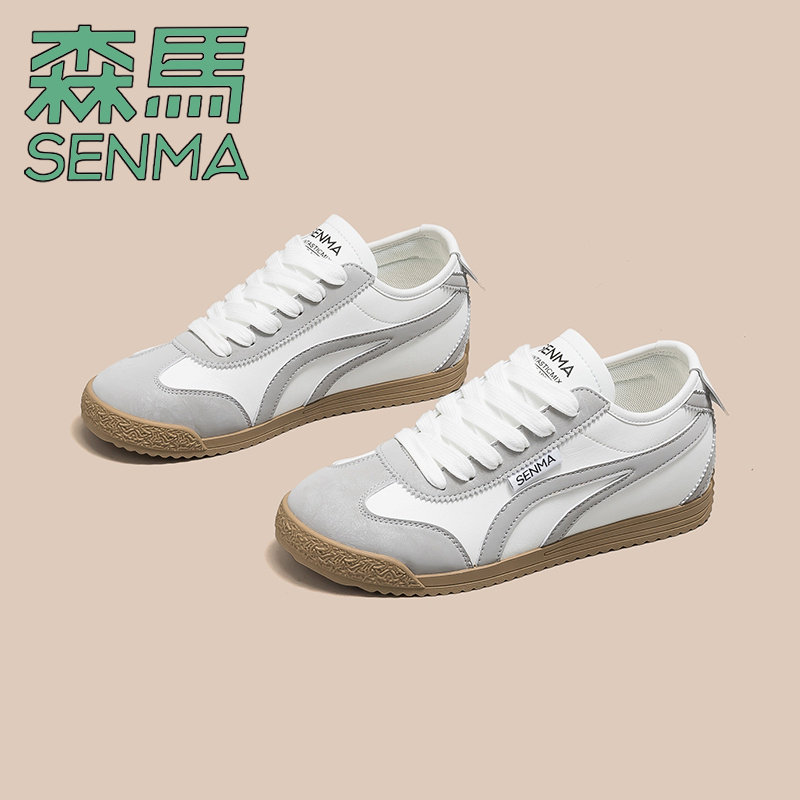 SENMA/森马女款2026春季新款复古德训鞋运动防滑阿甘板鞋运动女鞋