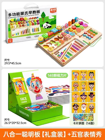 【礼盒装】八合一聪明板+五官表情秀