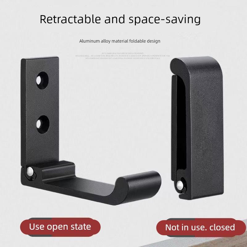 折叠挂钩强力粘胶衣卫生间免打孔太空铝挂衣钩壁挂墙壁浴室粘钩