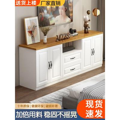电视柜简约现代客厅家用欧式农村小户型卧室落地高款电视机边柜子