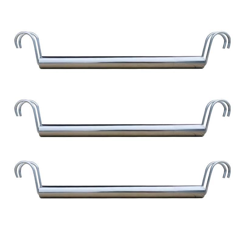 置物架专用挂衣杆衣柜衣帽间家用衣柜适配挂衣杆钩子不锈钢横杆