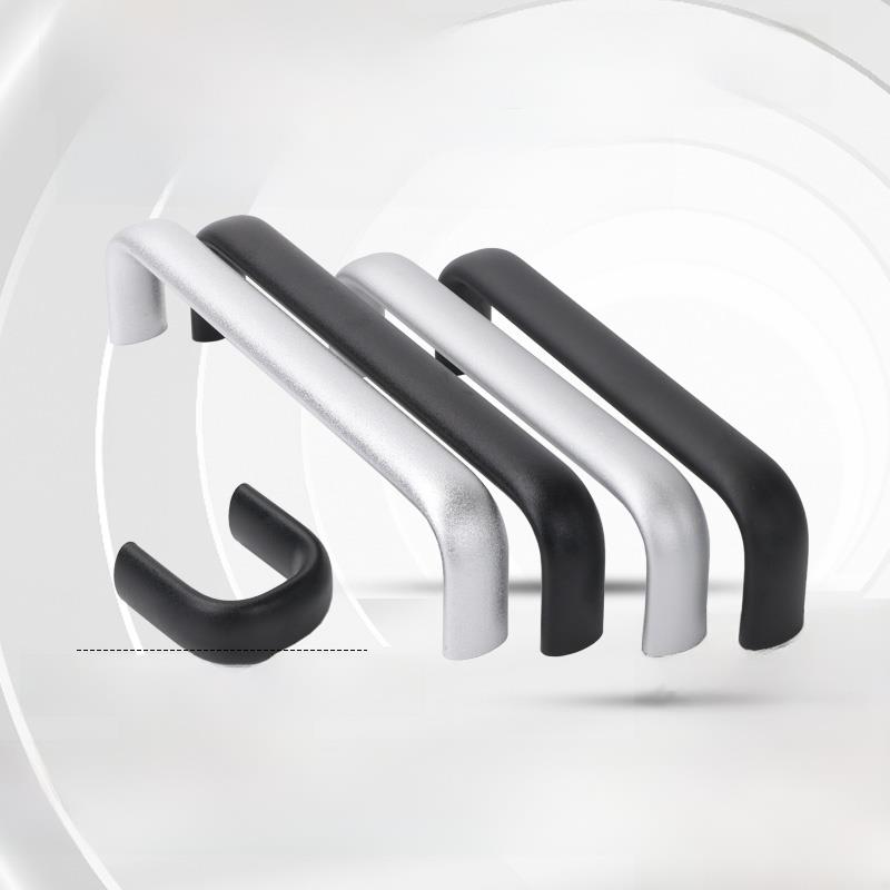 LS516-75-100孔距铝合金拉手不锈钢提手明装工业设备机箱柜门把手