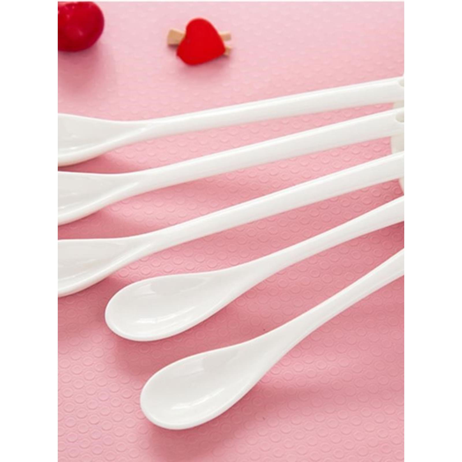 陶瓷小勺子长柄盐勺小勺搅拌勺家用精致咖啡勺汤勺调羹汤匙咖啡勺