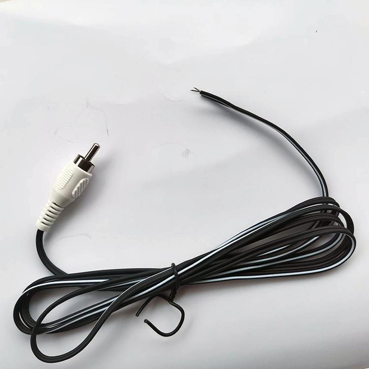 单头RCA莲花头喇叭线一分二音箱响副箱喇叭线音箱线平行线音频线