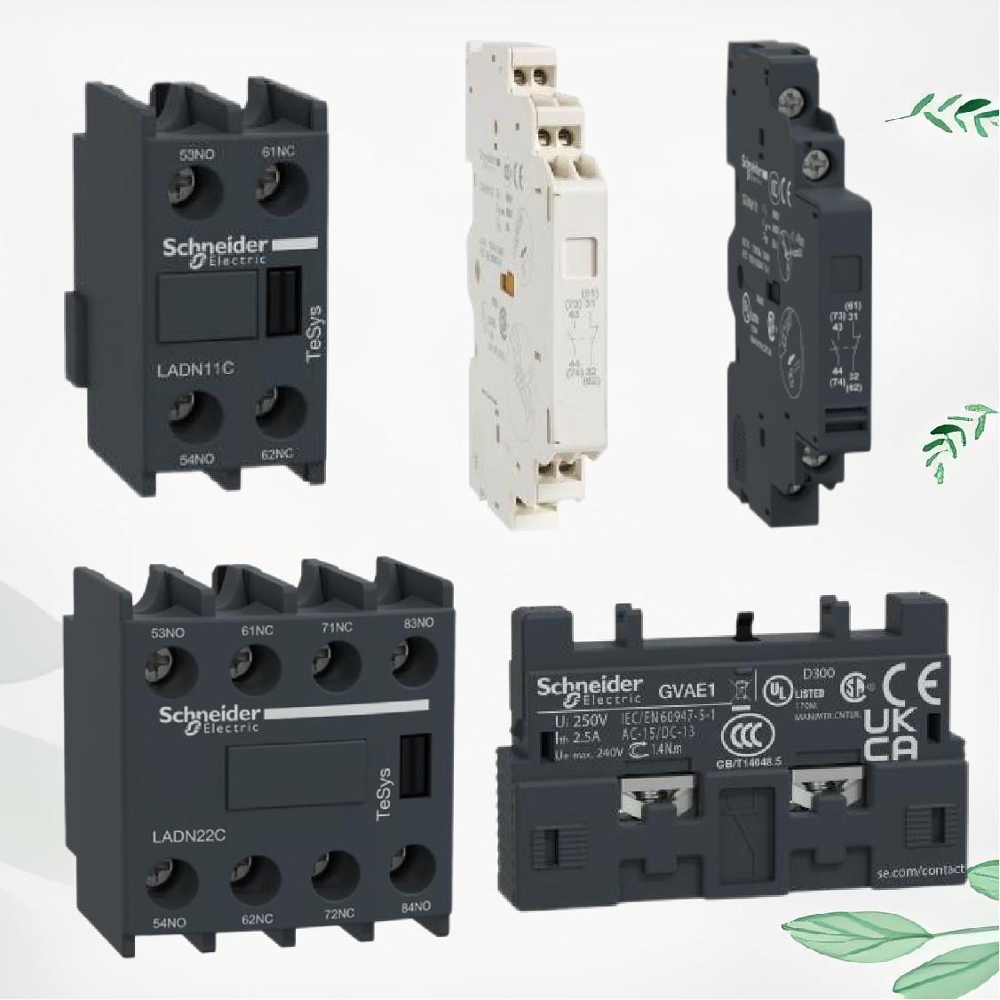 断路器辅助触点GVAE11一开一闭LADN20C接触器LADN22C侧装GVAN11