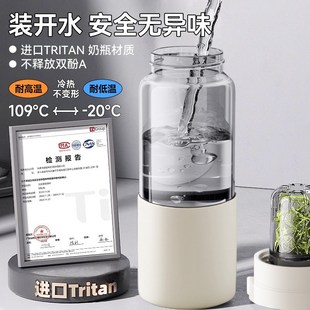 高颜值磁吸F玻璃水杯冲泡花茶水分离杯子 茶杯女士个人2025新款