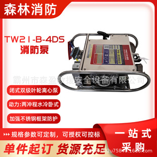 TW21 森林消防水泵 4DS消防泵双级叶轮离心泵森防高压灭火泵卧式
