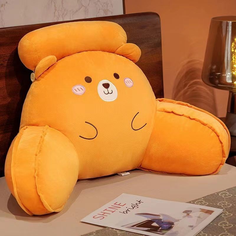 床头靠垫b软包大靠背沙发宿舍枕头床上看书学生护腰垫靠枕抱枕腰