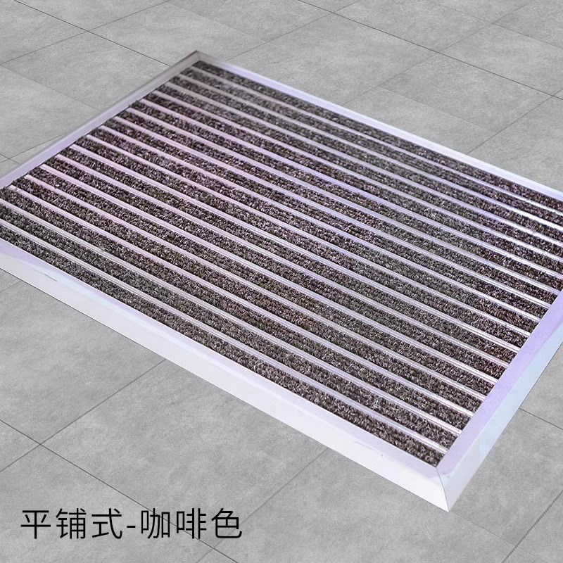 定做商用a铝合金地垫商场台阶防滑垫室外楼梯踏步垫门口防尘刮泥