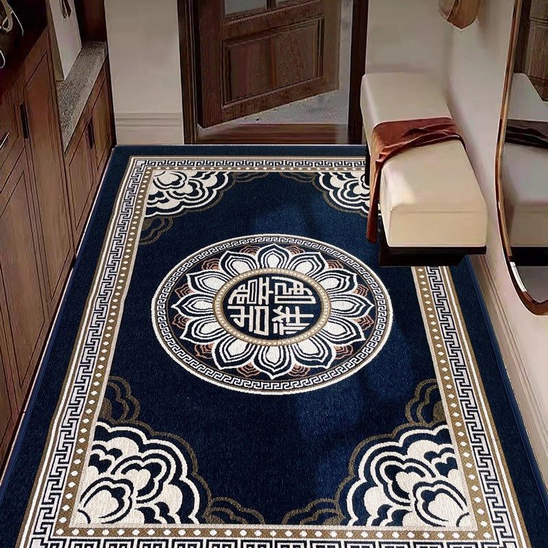 新中式进门地垫玄关入户门脚垫进门门垫轻奢大门口客厅地毯高级感,居家布艺,家用脚垫,淘宝优惠券,粉丝福利购,淘宝优惠卷