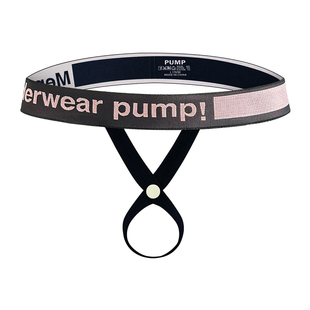 吊环提型 Men 男丁字内裤 pump 镂空性感低腰潮运动青年 underwear