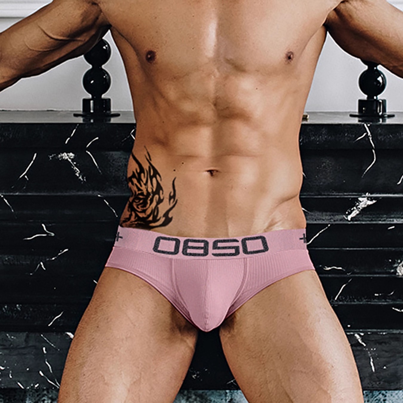 全店满两件打九折纯棉三角内裤男