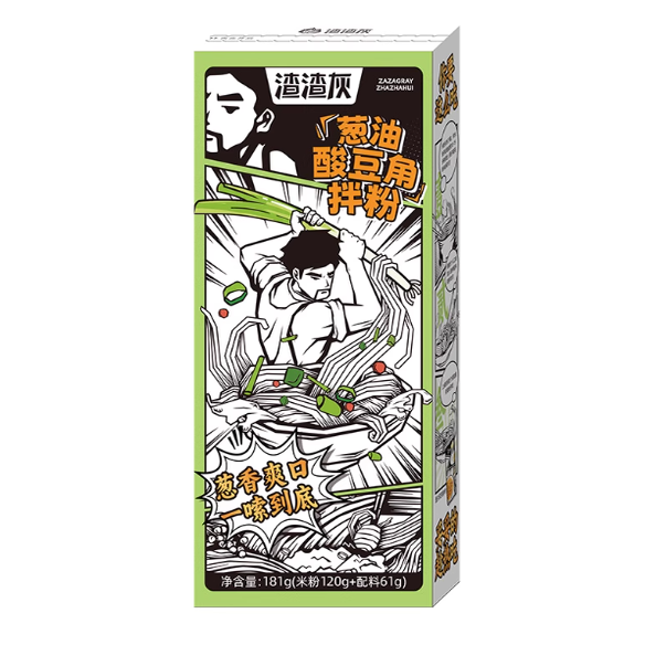 渣渣灰南昌葱油酸豆角拌粉181g