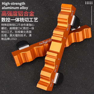 自行车通用台钳花鼓脚踏轴心前叉后避震器轮组维修夹具修理工具