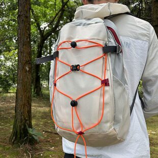 登山包改造弹力绳背包松紧抽绳弹簧扣反光拓展绳固定扣户外装备