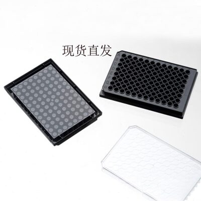 黑色透明底培养板060096康宁3603in vitro scientific Nunc165305