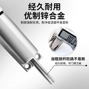 大门专用弹簧地锁扣定位门阻器 门插销锌合金脚踏插销锁地插门锁式