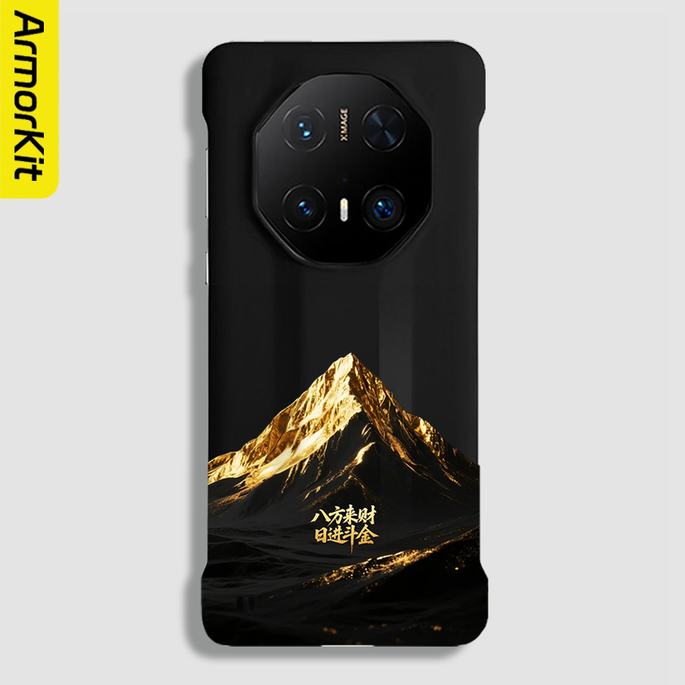 适用华为Mate60RS/70Pro+手机壳Mate60Pro+保护套半包防摔70RS/50RS/80Pro+非凡大师硬壳后壳日照金山磁吸款