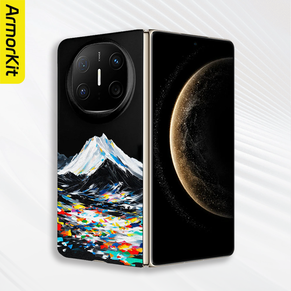 适用华为MateX6典藏版折叠手机壳X5/X7轻薄保护套大孔Huawei三折叠MateXTs防摔高级藏地卡通风磁吸硬壳X3后壳