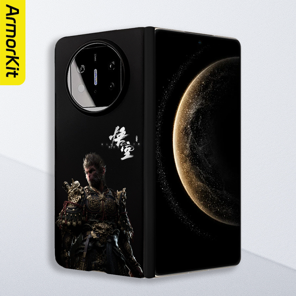 适用华为MateX5典藏版折叠手机壳X5/X3轻薄保护套大孔HuaweiX6典藏版防摔黑悟空磁吸硬壳中轴磁吸高级保护套