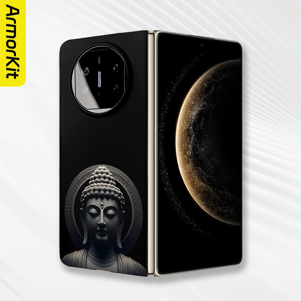 适用华为MateX5典藏版折叠手机壳X6轻薄保护套大孔佛陀HuaweiX6防摔磁吸硬壳MateX3荣耀MagicV3亲肤磨砂后壳