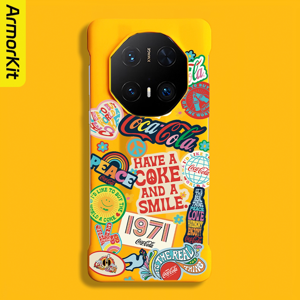 适用华为Mate60RS/70Pro+手机壳Mate60Pro+/80ProMax保护套半包防摔可口可乐70RS/50RS/80RS非凡大师硬壳磁吸