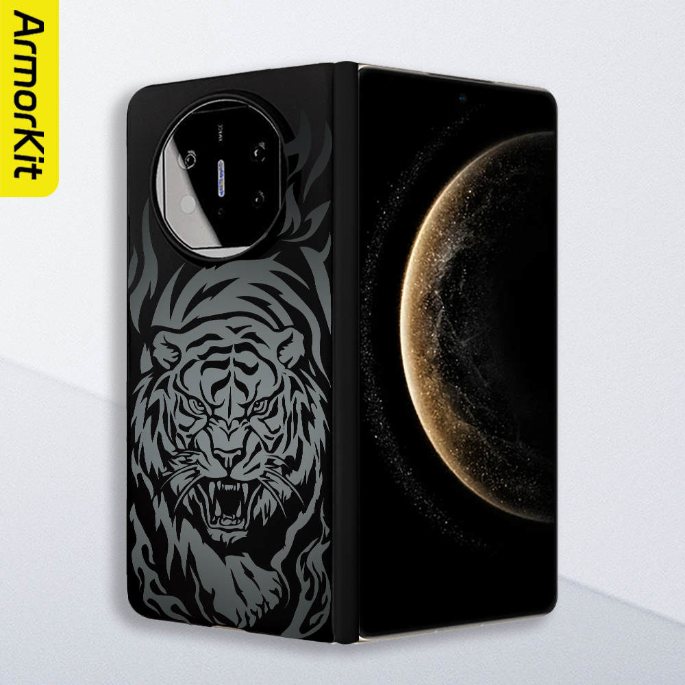 适用华为MateX5典藏版折叠手机壳X5/X3轻薄保护套大孔HuaweiX6典藏版防摔虎虎生威磁吸硬壳中轴磁吸保护套