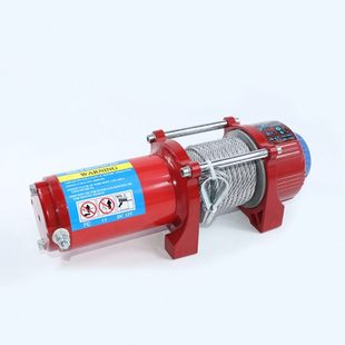 12v24v电动绞盘车载小吊机电动葫芦越野汽车牵引自救车载汽车绞盘