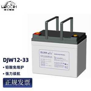 LEOCH理士铅酸免维护蓄电池DJW12-33 12V33AH UPS电源