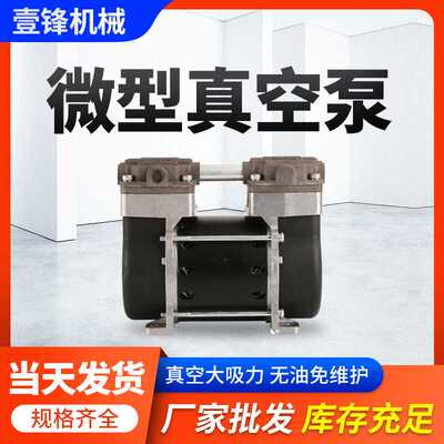 微型真空泵定/制YF9501PM-2 220V负压泵 小家用抽气泵静音真空泵