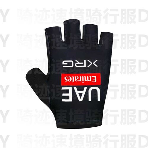 阿联酋UAE车队环法手套自行车公路车骑行单车半指手套透气手套