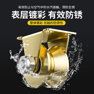 推拉门地滑轮轨道重型轴承型凹槽轮小轮子角铁导向定滑吊轮