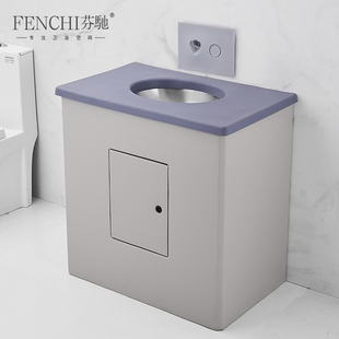 留置室软包浴室柜洗脸盆谈话室硅胶洗手池防撞面盆洗漱台盆