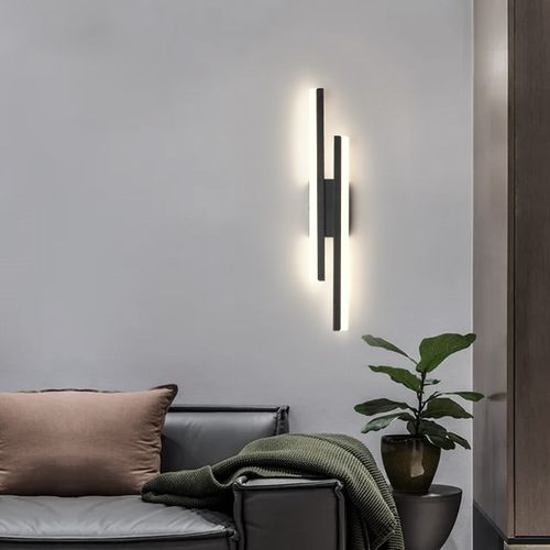 极简长条客厅电视背景墙灯创意个性床头灯壁灯卧室楼梯2年新款