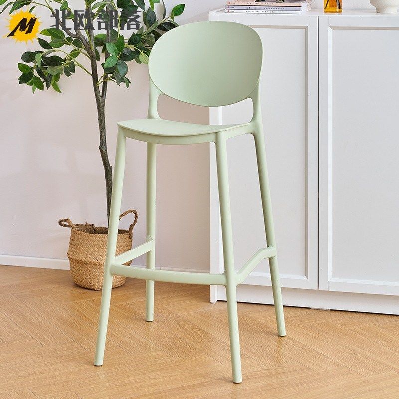 北欧塑料吧椅户外彩色吧台凳子简约酒吧椅设计师高脚椅家用岛台椅,住宅家具,家用高脚椅,淘宝优惠券,粉丝福利购,淘宝优惠卷