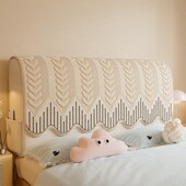 床头罩2025新款 防猫抓防滑防尘欧式 床头异形弧形遮灰尘保护套罩