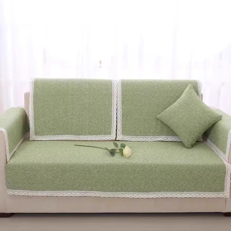 棉麻沙发垫夏季h防滑新款2024四季通用高档坐垫子加厚布艺亚麻凉