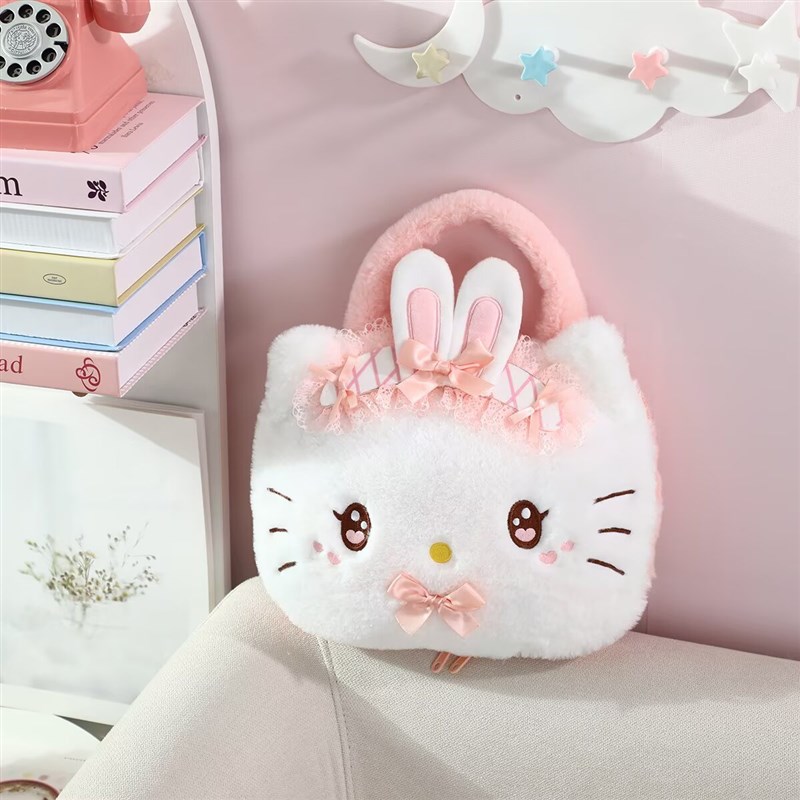 可爱卡通美d乐蒂库洛米手拎抱枕被空调毯子两用办公室车载午睡盖