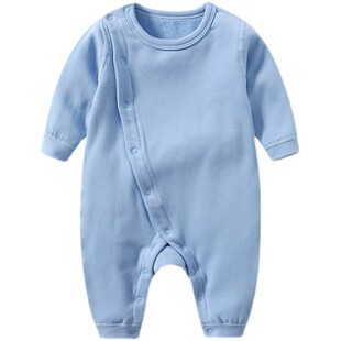 德绒连体衣婴儿秋冬宝宝薄绒加绒加厚无骨打底内T穿连体保暖内衣