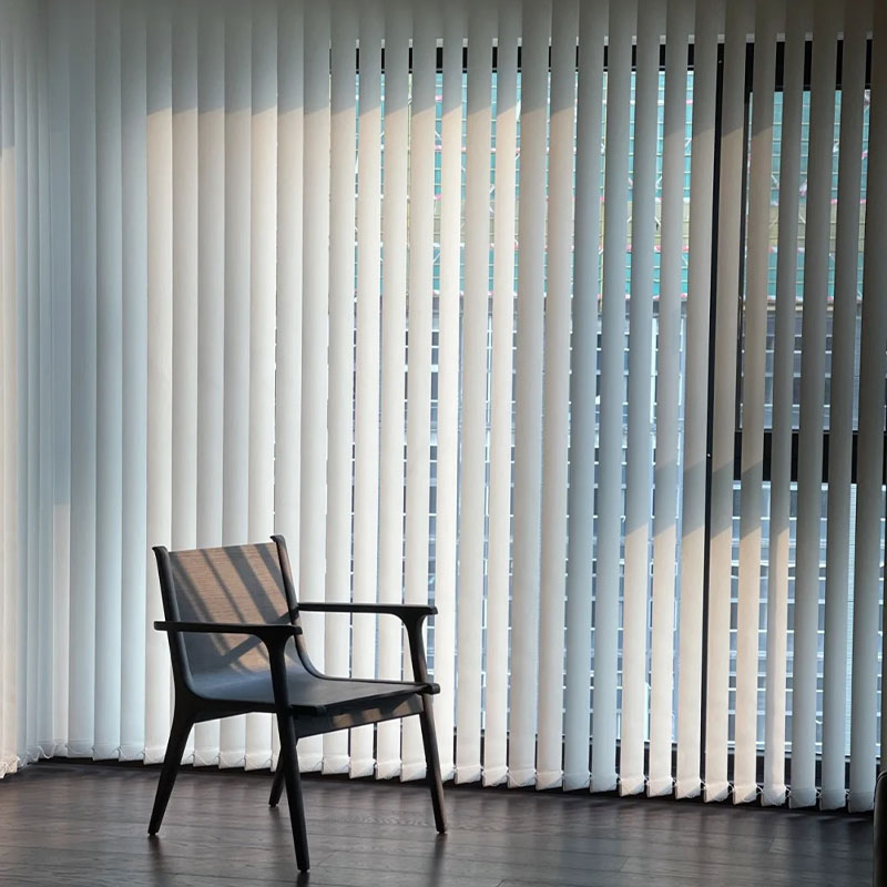 成都定制垂帘垂直帘竖百叶电动智能遮光隔热会客厅办公室卧室窗帘