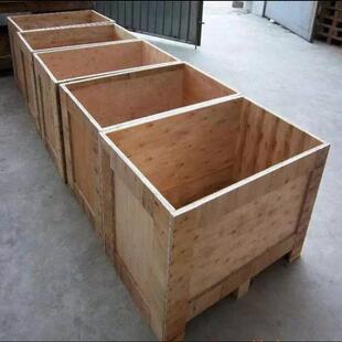 浦东区航空钢带钢边木箱出口免熏蒸物流叉车设备真空包装木箱
