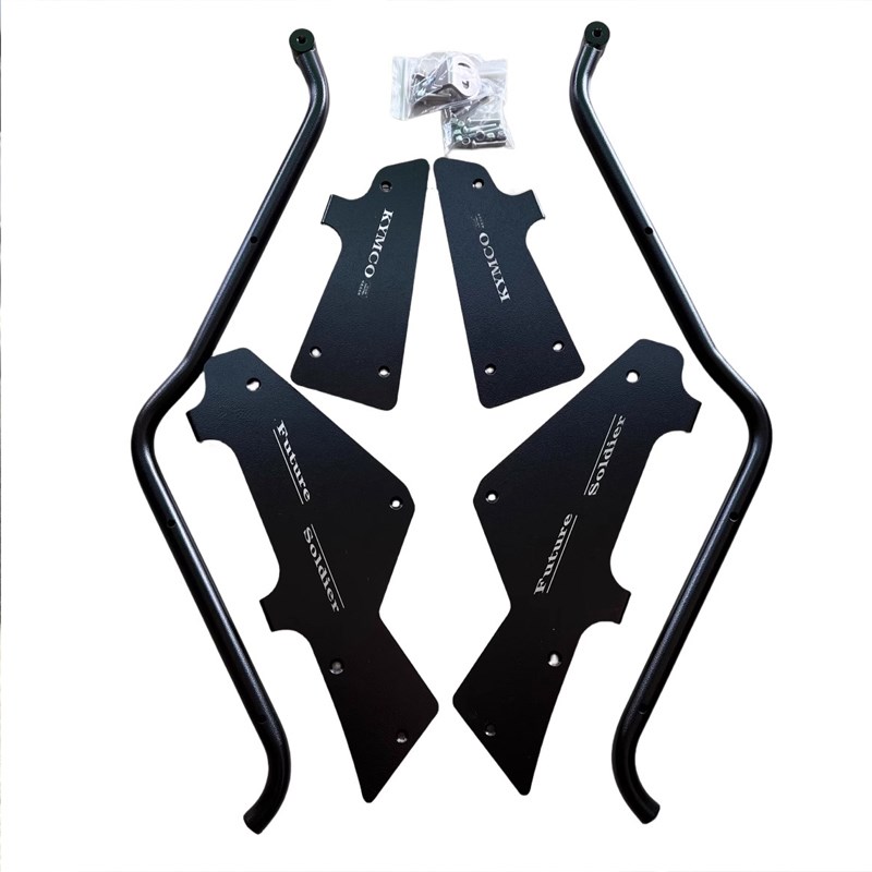 适用光阳T0不锈钢护杠保险杠T0杠射灯无损改装专用